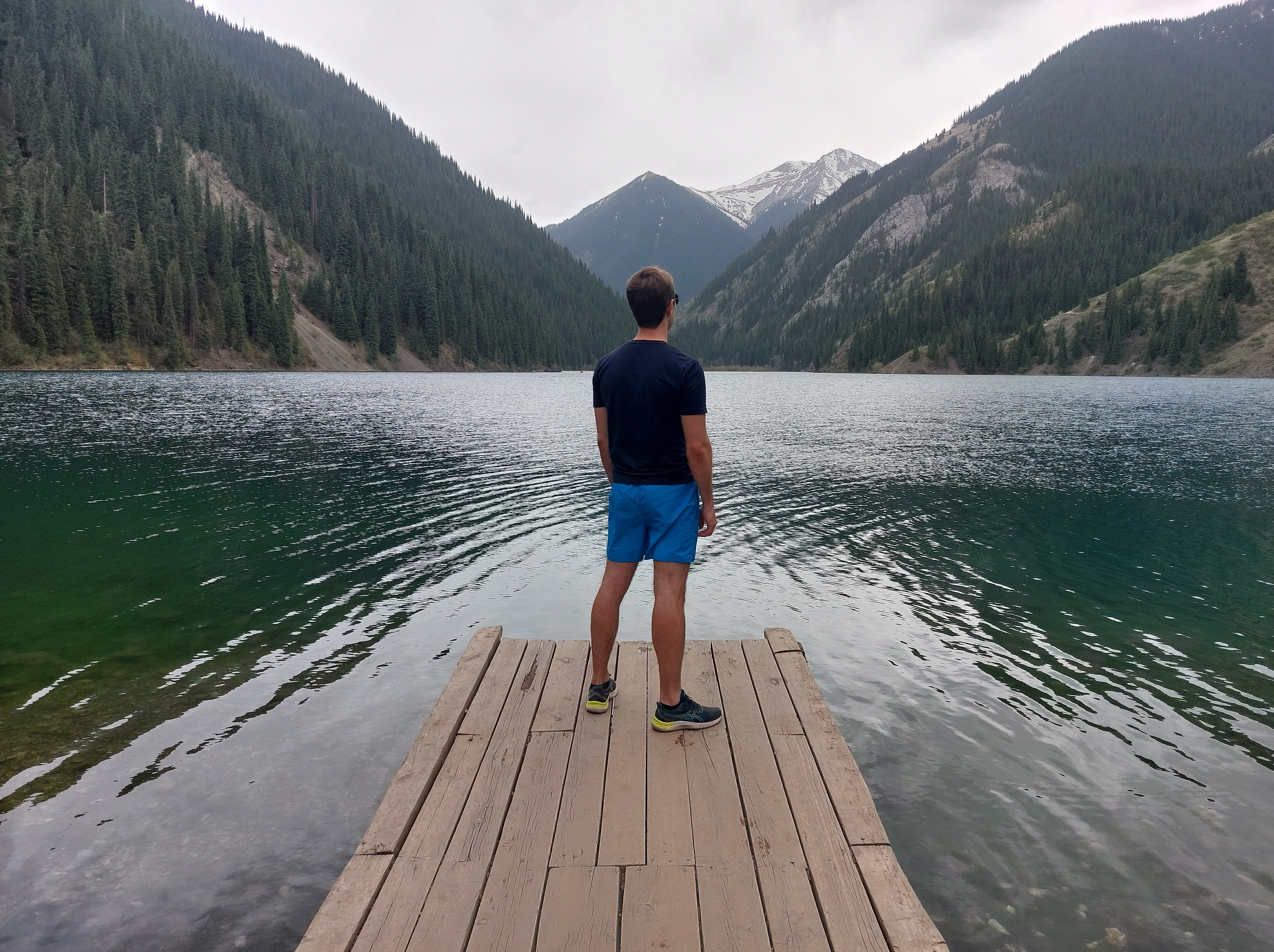 Vitor Soares, co-founder of AskCory, at Kolsai Lakes National Park, Kazakhstan, 2023.