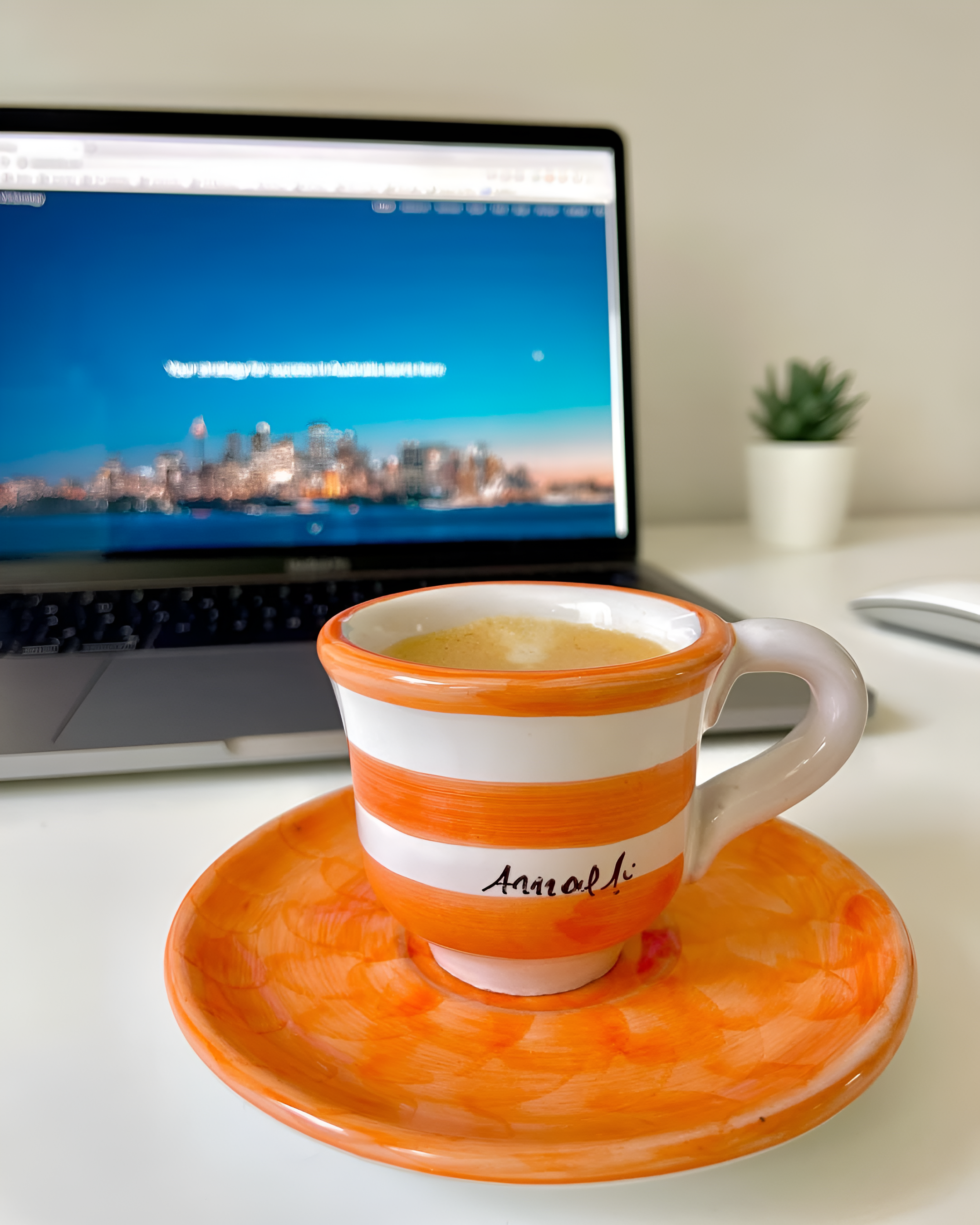 Vanessa Sebben’s coffee cup from Amalfi, more than just a souvenir—it's a symbol of the infinite possibilities that life holds. (Photo source: Vanessa Sebben/Instagram)